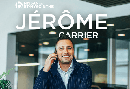 Jérôme Carrier de Nissan Saint-Hyacinthe : passionné par l’automobile