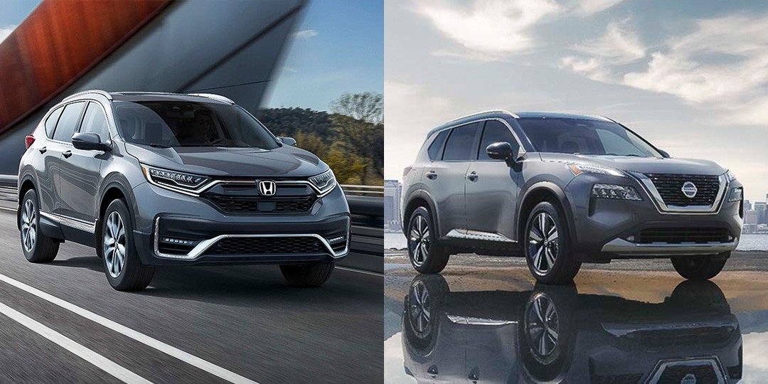 Honda CR-V 2021 vs Nissan Rogue 2021 : choisir le meilleur VUS!