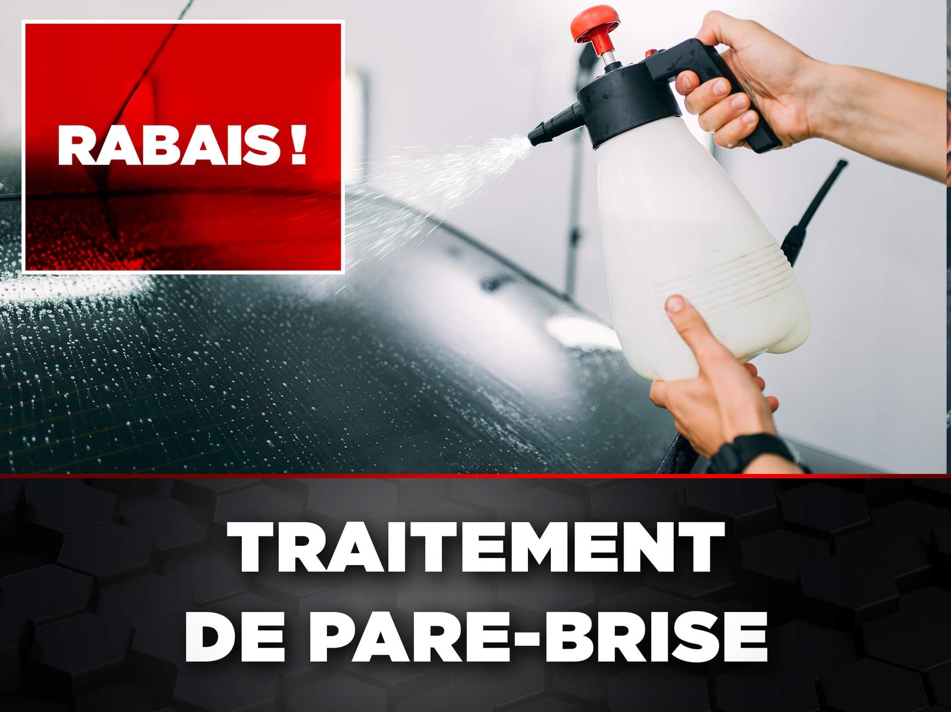 Traitement de pare-brise pour voiture