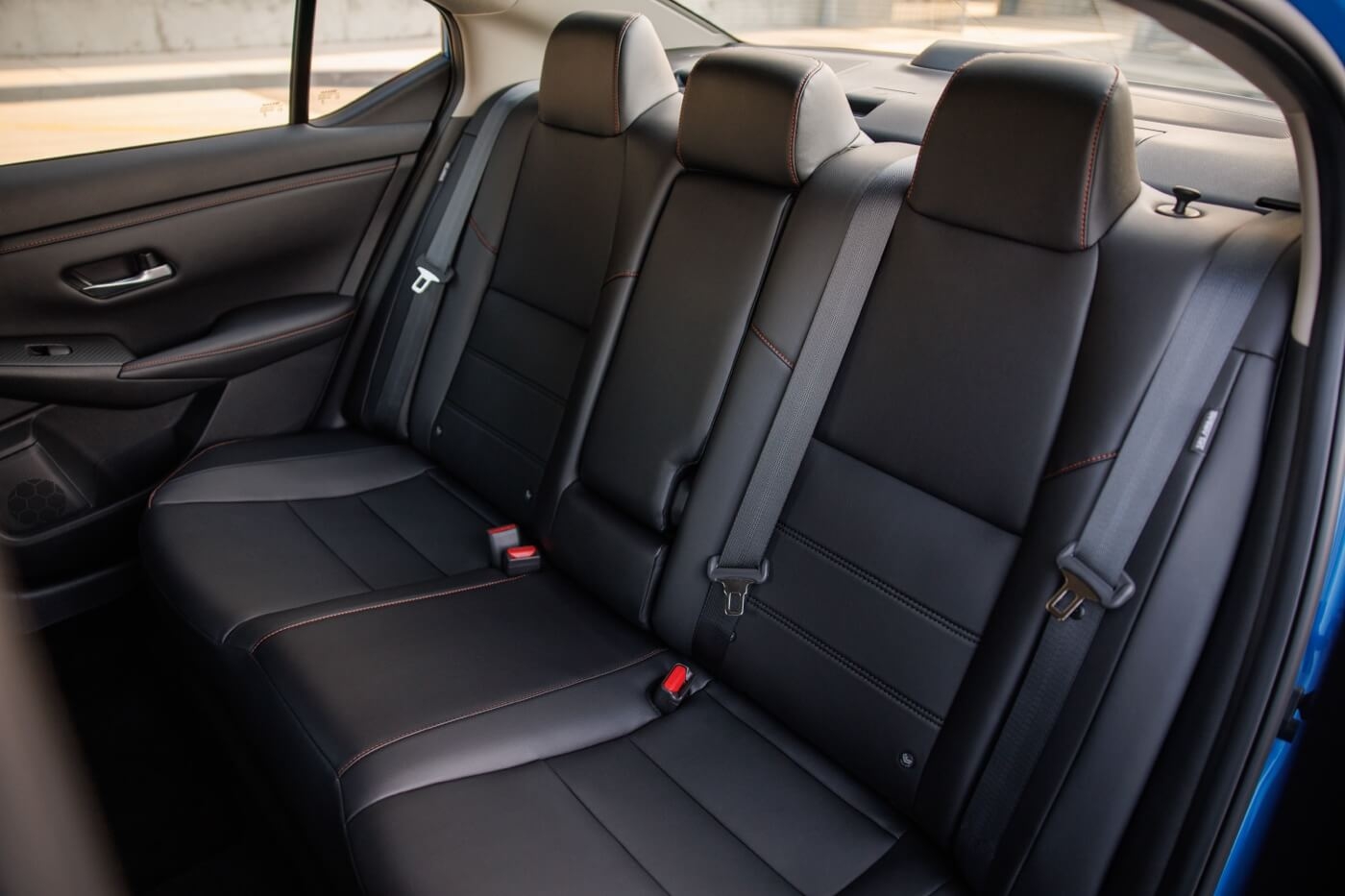 Banquette arrière de la Nissan Sentra 2024.